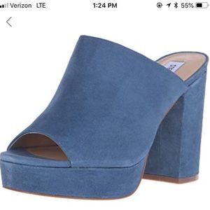 SOLD Steve Madden Suede Mules